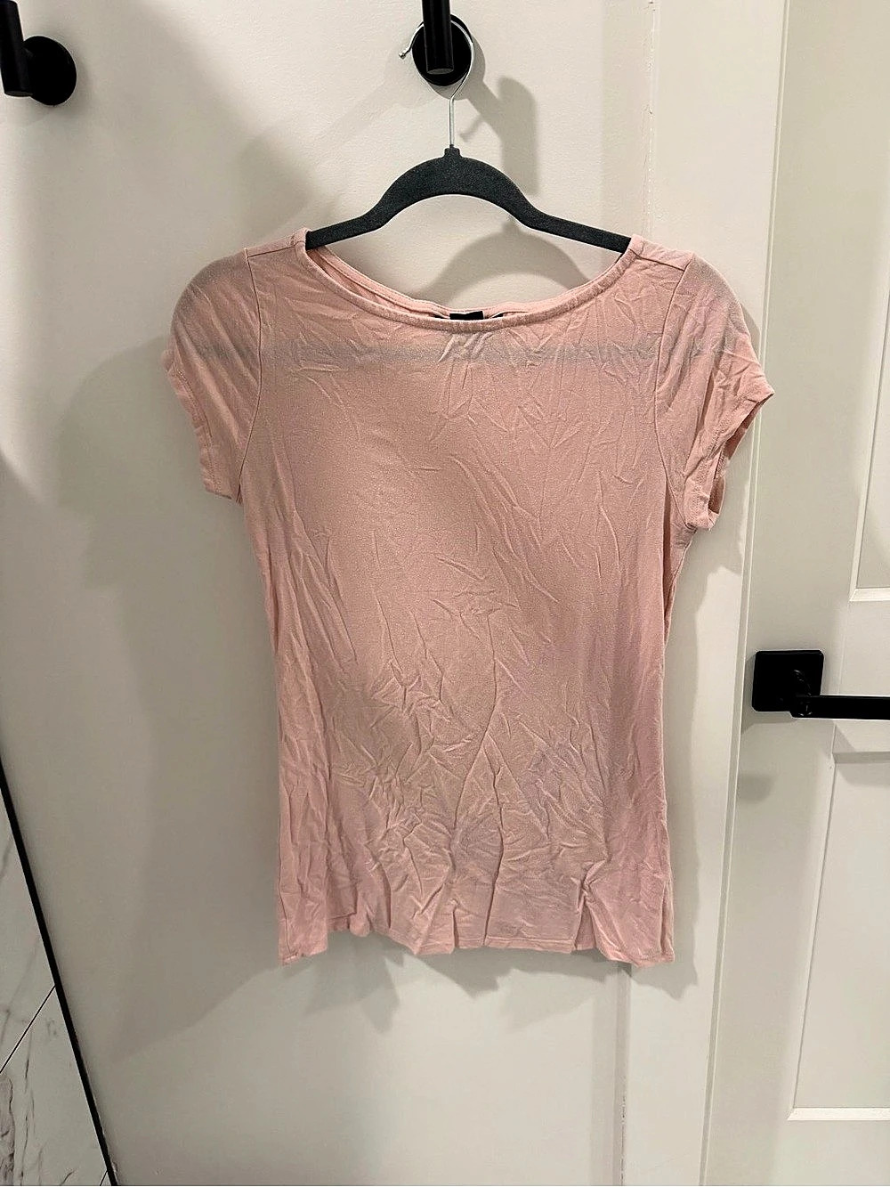 INC International Concepts Short Sleeve Tee in Pink Size Medium